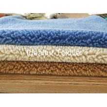 Imitation Wool Polyester Sherpa Plush Fur